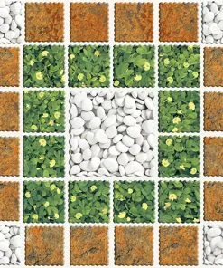 Gạch lát sân vườn 40x40 Prime 9238 vân giả cỏ