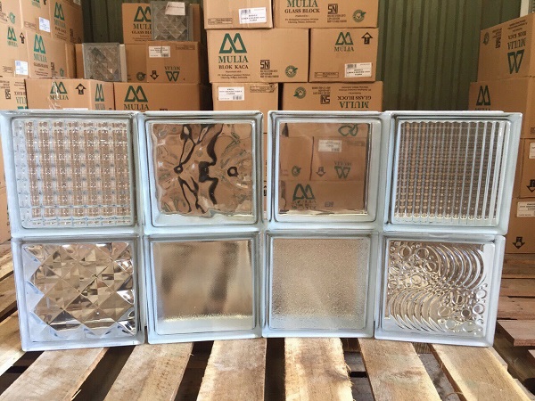 Gạch kính trám 190x190 x95 Indonesia 1