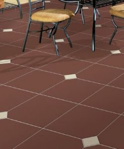 Gạch lát cotto Hạ Long 40x40 chocolate 1