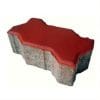 Gạch lát vỉa hè tự chèn block ziczac màu đỏ