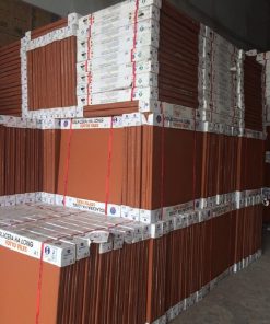 Gạch lát cotto Hạ Long 40x40 màu đỏ 5