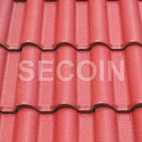 Ngói sóng tròn Secoin SE 21 màu đỏ 1