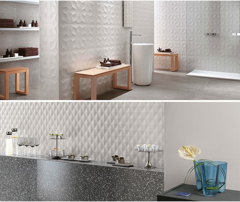 Gạch trang trí Vietceramics 3D WALL DESIGN 4 Gạch trang trí Vietceramics 3D WALL DESIGN 3