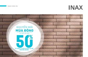 Gạch kiến trúc INAX khuyến mãi giảm giá 2025 1