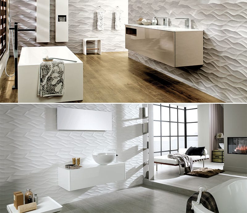 Gạch ốp tường 3D trang trí Vietceramics ONA 4 Gạch ốp tường 3D trang trí Vietceramics ONA 3