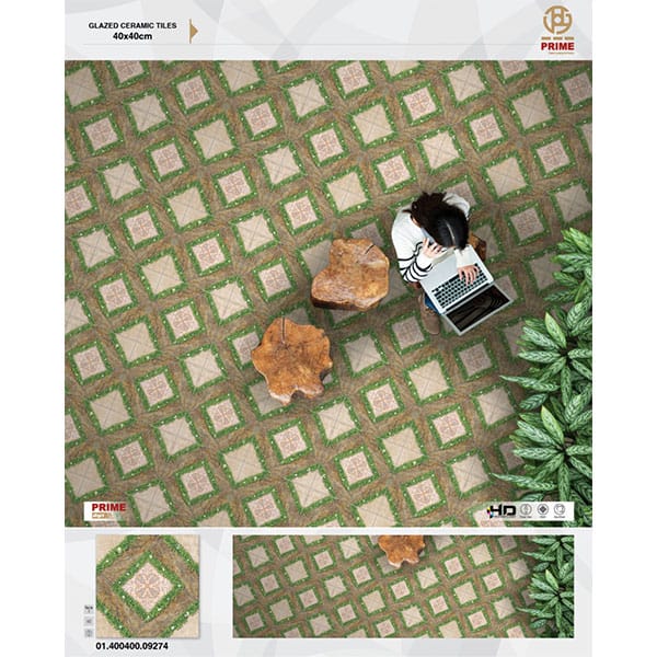 Gạch lát nền 40x40 Prime 01.400400.09274 1