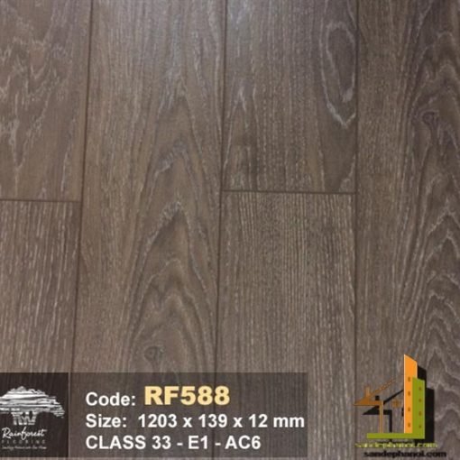 Sàn gỗ RainForest IRAS-588V Malaysia bền đẹp, giá rẻ