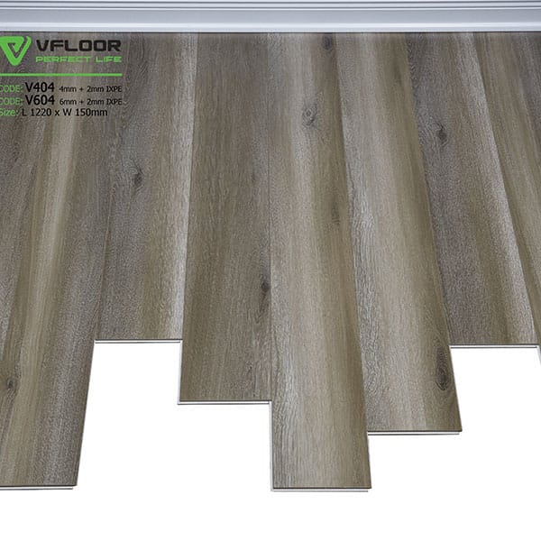 Sàn nhựa vân gỗ SPC Vfloor V404 (4mm) 3