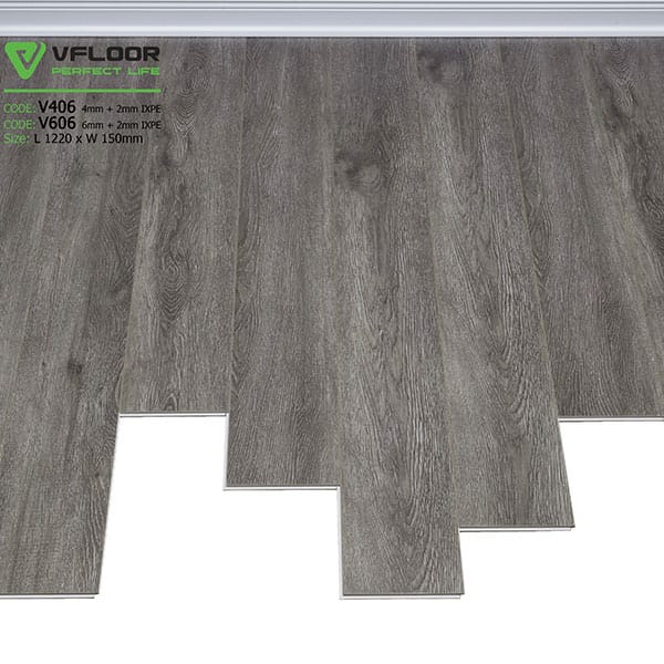 Sàn nhựa vân gỗ SPC Vfloor V406 (4mm) 3