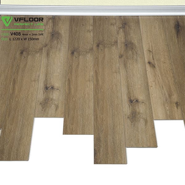 Sàn nhựa vân gỗ SPC Vfloor V408 (4mm) 3