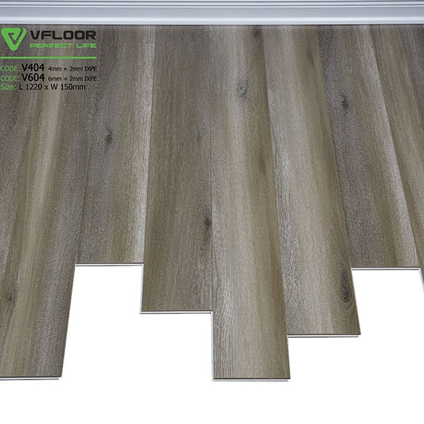 Sàn nhựa vân gỗ SPC Vfloor V604 (6mm) 3