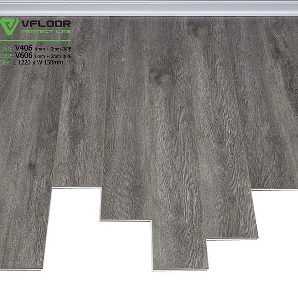 Sàn nhựa vân gỗ SPC Vfloor V606 (6mm) 3