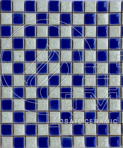 Gạch gốm sứ mosaic Bát Tràng QM23-CARO
