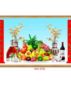 Gạch tranh kính trang trí 3D ANK-GT02