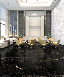 Gạch nhập khẩu Ấn Độ 60x120 Golden Black 3