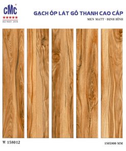 Gạch thẻ vân gỗ 15x80 CMC W158012 1