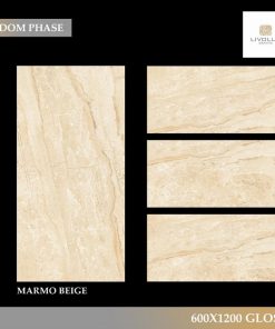 Gạch nhập khẩu Ấn Độ 60x120cm MARMO BEIGE 1
