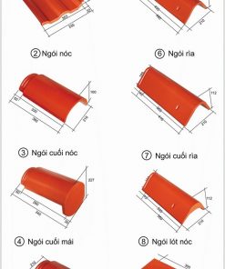 Ngói màu sóng Nakamura 7
