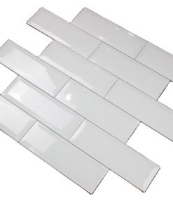 Gạch thẻ ốp tường nhập khẩu vát cạnh trắng KT 75x300mm HM-GNK019 9