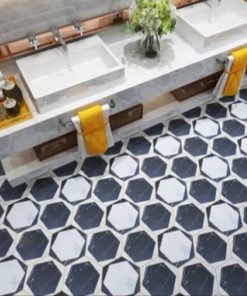 Gạch bông men lục giác nhập khẩu kích thước 260*300mm 260013 3