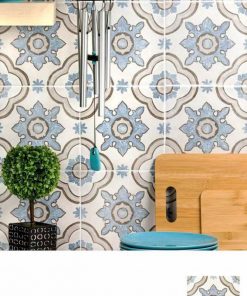 Gạch bông men nhập khẩu trang trí ốp lát DC225 1