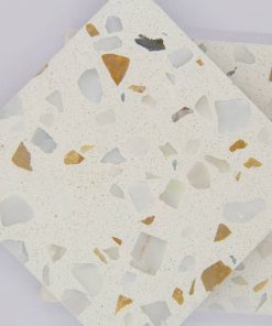 Gạch ốp lát Terrazzo kích thước 600x600mm màu trắng JX1214 5