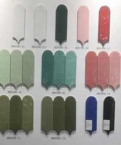 Gạch thẻ hình lông vũ ốp tường KT 9x30cm 5