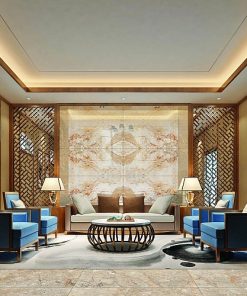 Gạch nhập khẩu Ấn Độ 60x120cm BRECCIA GOLD MIRROR 6