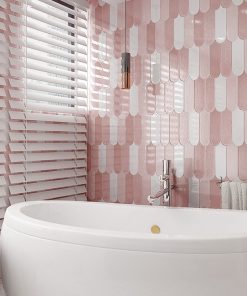 Gạch thẻ hình lông vũ ốp tường KT 9x30cm 7