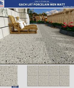 Gạch lát nền giả ganito màu ghi 60x60 CMC GX 6811 1