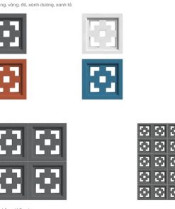Gạch thông gió - Bông gió Secoin SVB09 2 Gạch thông gió - Bông gió Secoin SVB09 1