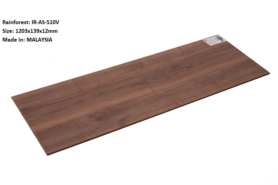 Sàn gỗ RainForest Malaysia IR-AS-510V bền đẹp, giá rẻ