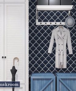 Gạch ốp tường trang trí hình đèn lồng Ma-rốc (men rạn-màu xám) 3