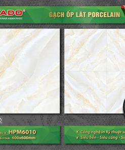 Gạch ốp lát 80x80 màu vân đá vàng Mikado HPM8010 3