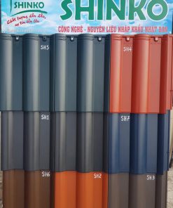 Ngói sóng Nhật Bản màu xanh cửu long SHINKO SH07 3