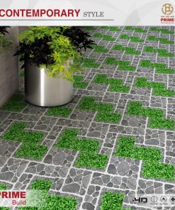 Gạch ốp lát sân vườn 40x40 giả cỏ Prime 2510 1