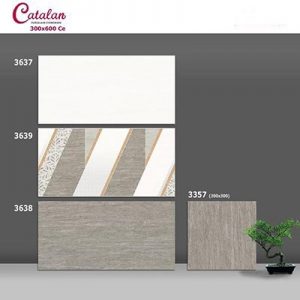 Gạch ốp tường Catalan 30x60 màu ghi 3637-3639-3638
