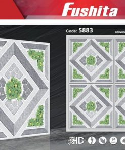 Gạch lát nền 60x60 TASA FUSHITA sân vườn ghi cỏ 5883 1