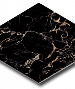 Gạch ốp lát 100x100cm Ấn Độ đen chớp vàng Ambraro Gold