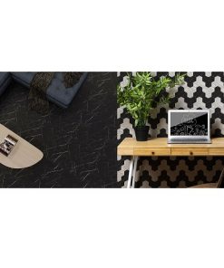 Gạch ốp lát 60x60cm Thạch Bàn đen chớp trắng GMS8001 3