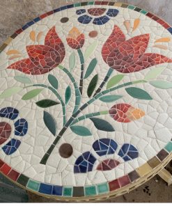 Gạch gốm sứ Bát Tràng mặt bàn Mosaic HM29 7