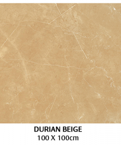 Gạch ốp lát 100x100cm Ấn Độ vân đá vàng Durian Beige