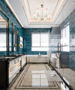 Gạch thẻ trang trí Kính màu HM968 3