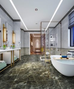 Gạch ốp lát màu nâu đen vân đá 80x80 Đồng Tâm GRANITE 8080STONE005 3