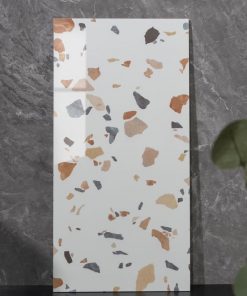 Gạch ốp lát Trung Quốc giả terazo màu trắng chấm đa sắc 3620L 3