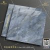 Gạch ốp lát 80x80 vân đá xanh đậm khắc vàng Santania SKM806