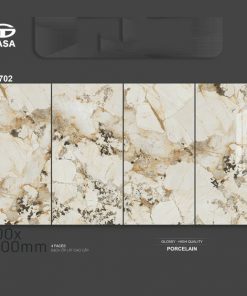 Gạch ốp lát 80x160cm Tasa vân mây vàng 9702