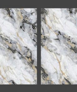 Gạch ốp lát 80x160cm Tasa vân mây đen vàng 9703