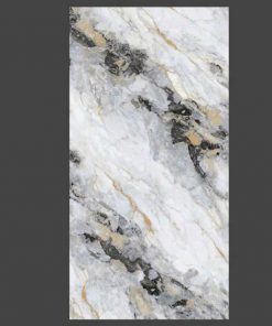 Gạch ốp lát 80x160cm Tasa vân mây đen vàng 9703