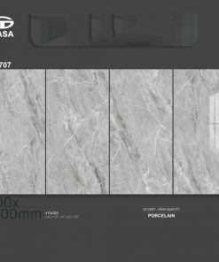 Gạch ốp lát 80x160cm Tasa vân đá ghi xám trắng 9707